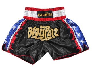 Muay Thai Shorts : KNS-149-Black