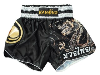 Muay Thai Shorts : KNS-505-Black