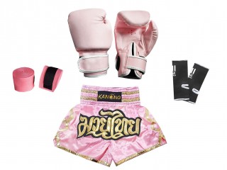 Kids Muay Thai Set Pack : 121-LightPink