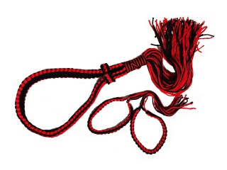 Kids Mongkol + Prajeads Headband Armbands Bundle : Black-Red