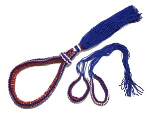 Kids Mongkol + Prajeads Headband Armbands Bundle : RED-BLUE-WHITE
