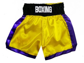 Kanong Customized Boxing Trunks : KNBXCUST-2050-Yellow