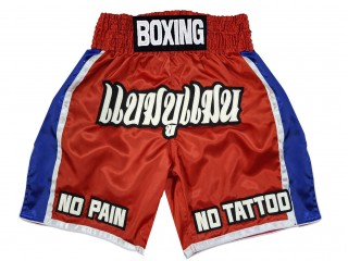 Kanong Customized Boxing Trunks : KNBXCUST-2051-Red