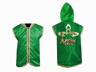Customize Muay Thai Hooded Jacket : 121-Green