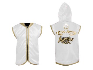 Customize Muay Thai Hooded Jacket : 121-White