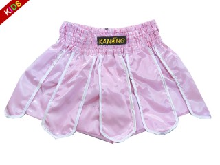 Kanong Kids Muay Thai Shorts : KNS-139-Pink-K