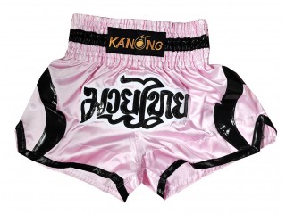 Muay Thai Boxing Shorts : KNS-144-Pink