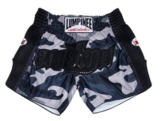 Lumpinee Muay Thai Boxing Shorts : LUM-052-Black-Camo