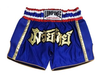 Lumpinee Muay Thai Boxing Shorts : LUMRTO-006-Blue