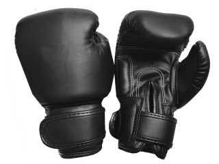 Kanong Kids Muay Thai Boxing Gloves : Classic Model Black
