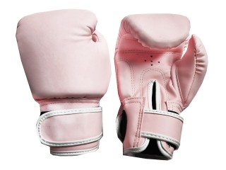 Kanong Kids Muay Thai Boxing Gloves : Classic Model Pink