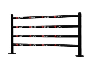 Boxing Ring-Inspired Gym Partition Fence