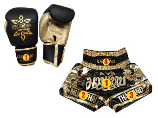 Custom Muay Thai Gloves and Shorts