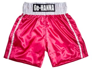 Custom Boxing Shorts with name : KNBXCUST-2071-Pink