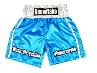 Custom Boxing Shorts with name : KNBXCUST-2071-Skyblue