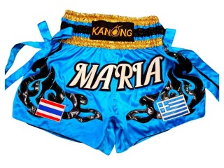 Custom Muay Thai Shorts Thailand with name : KNSCUST-1324