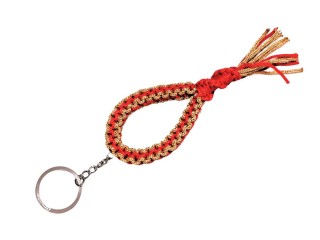 Bangkok Souvenir - Mongkol Keyring : Red/Gold