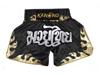 Muay Thai pants : KNS-145-Black