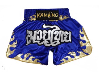 Muay Thai pants : KNS-145-Blue
