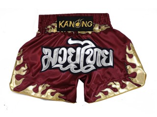 Muay Thai pants : KNS-145-Maroon