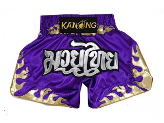 Muay Thai pants : KNS-145-Purple