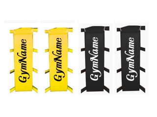 Custom Muay Thai Boxing Ring Corner Pads (set of 4) : Yellow/Black