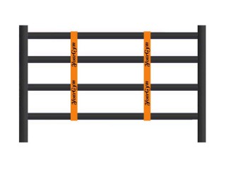 Custom Orange Thai Boxing Ring Rope Separators