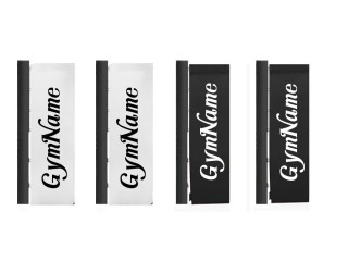 Custom White/Black Muay Thai Ring Turnbuckle Corner Wraps (Set of 4)