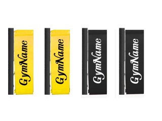 Custom Yellow/Black Muay Thai Ring Turnbuckle Corner Wraps (Set of 4)