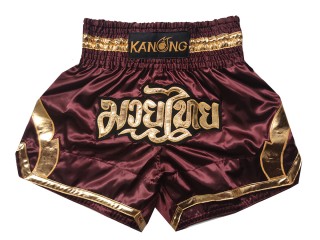 Muay Thai pants : KNS-144-Maroon