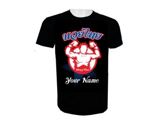 Your Name Muay Thai T-Shirt Add Name or Text : KNTSHCUST-003