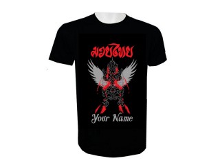 Print Your Name Muay Thai T-Shirt Add Name or Text : KNTSHCUST-007