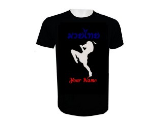 Custom Muay Thai T-Shirt Add Name or Text : KNTSHCUST-016