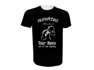 Print Your Name Muay Thai T-Shirt Add Name or Text : KNTSHCUST-018