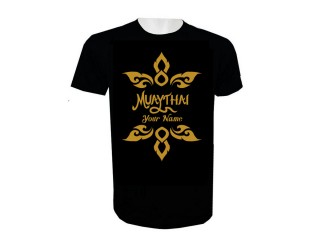 Customize Muay Thai T-Shirt Add Name or Text : KNTSHCUST-020