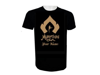 Print Your Name Muay Thai T-Shirt Add Name or Text : KNTSHCUST-022