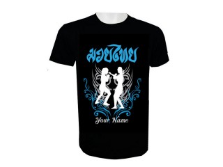 Your Name Muay Thai T-Shirt Add Name or Text : KNTSHCUSTWO-002