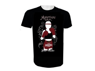 Print Your Name Muay Thai T-Shirt Add Name or Text : KNTSHCUSTWO-003