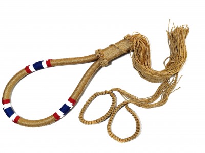 Muay Thai set - Head band and Arm bands  : CrossFlag-Gold