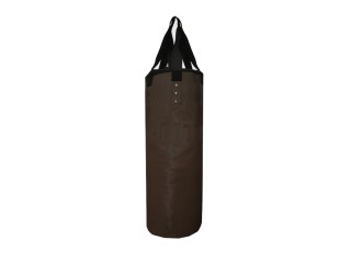 [Unfilled] [Add logo] Custom Muay Thai Heavy Bag for Gym Use : DarkBrown [120 cm]