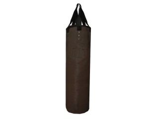[Unfilled] [Add logo] Custom Muay Thai Heavy Bag for Gym Use : DarkBrown [150 cm]