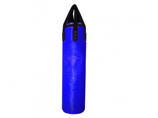 [Unfilled] [Add logo] Custom Muay Thai Heavy Bag for Gym Use : Blue [180 cm]