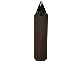 [Unfilled] [Add logo] Custom Muay Thai Heavy Bag for Gym Use : DarkBrown [180 cm]