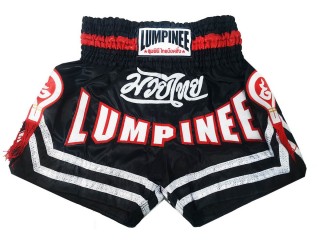 Kids Muay Thai Shorts : LUM-036-Black-K