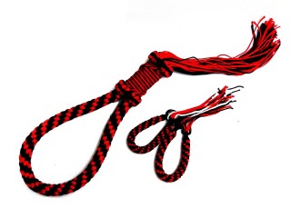 Mongkol + Prajeads Headband Armbands Bundle : Black/Red