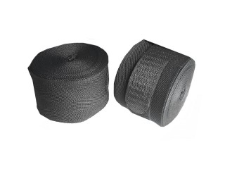 Kanong Elastic Kids Muay Thai Handwraps : Black