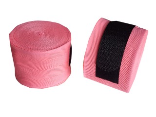 Kanong Elastic Muay Thai Hand Protectors : Pink