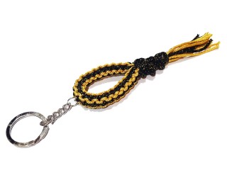 Bangkok Souvenir - Mongkol Keyring : Black and Gold