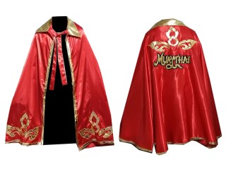 Kanong Muay Thai Batman Robe : Red Lai Thai