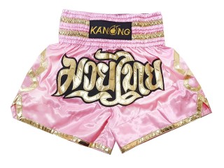 Muay Thai Shorts Thailand  : KNS-121-Pink
